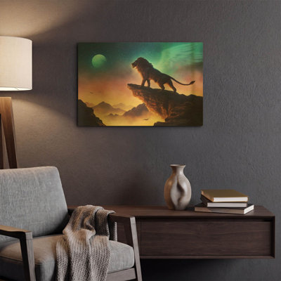 « Libre comme un oiseau » par JoJoes Art, tableau mural en métal doré, 61 x 41 cm