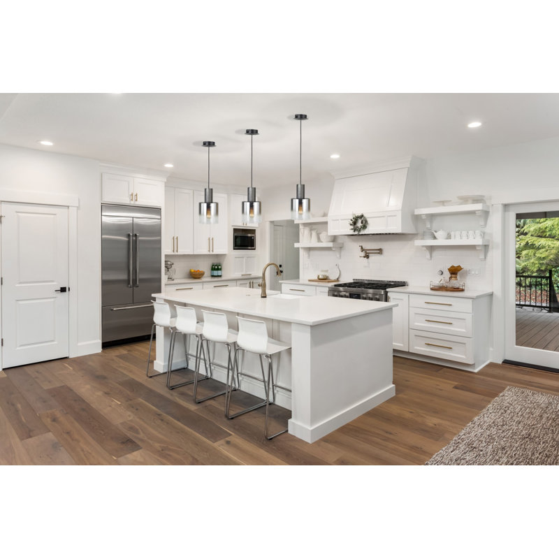 Henley 1 - Light Single Pendant, Satin Black, Smoke Glass
