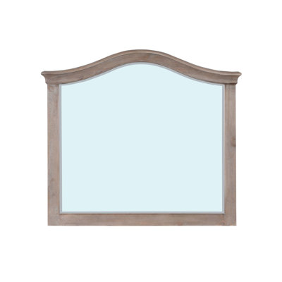 Miroir festonné en bois massif Ballwin