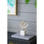 Feuille d'aluminium sur base en marbre