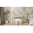 Vanity Desk With Adjustable Angle Mirror, Cushioned Stool And 5 Drawers-934476126