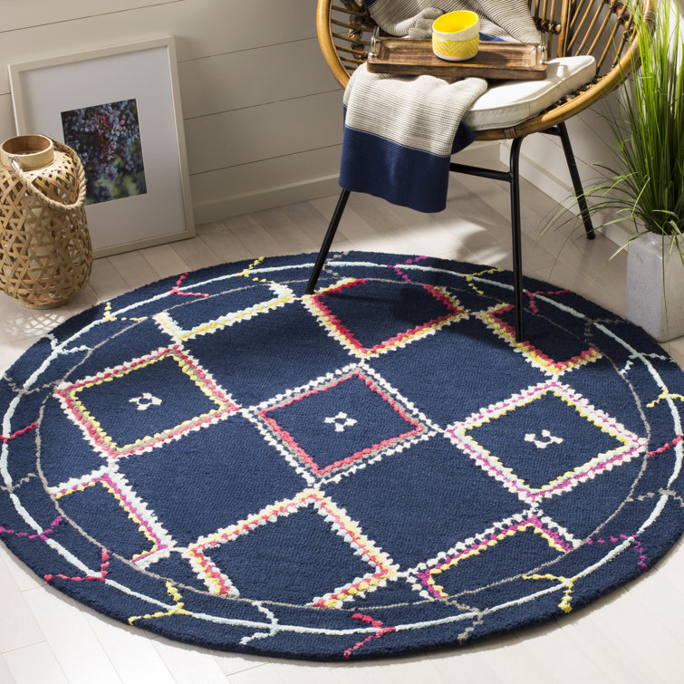 Derose Hand Tufted Wool Southwestern Rug