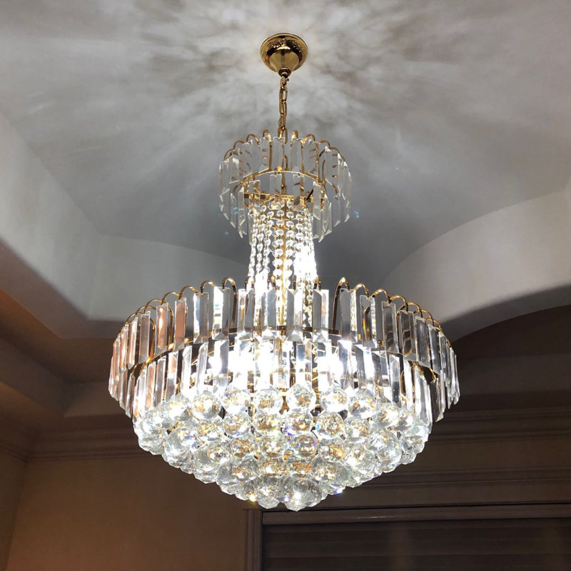 Luminaire lustre en cristal de luxe