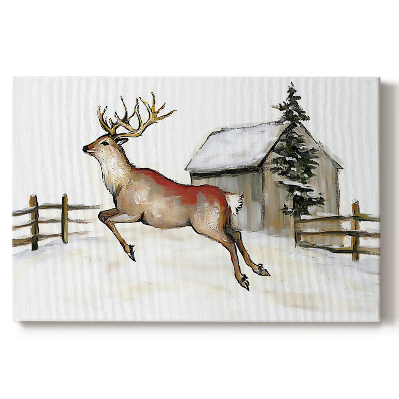 Christmas Holiday Art III - Toile tendue avec châssis - CLVII, H 40 po x l 60 po