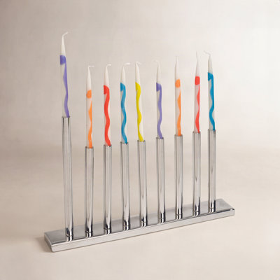 Stainless Steel Menorah