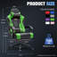 GTPLAYER PC & Racing Game Chair-129418324
