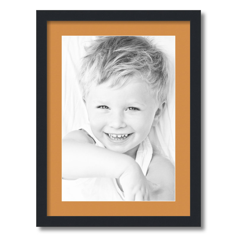Matte Picture Frame with Mat, Amber
