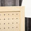 Cloison d'intimité naturelle pour bureau à domicile, écran en bois pliable portatif de 4,7 pi de hauteur avec style moderne élégant