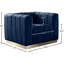 Fauteuil en velours de 38,5 po Tyneside-1883192245
