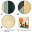 Full Moon Symphony Midcentury Abstract - Art mural moderne sur toile Midcentury-1169350407-1169350403