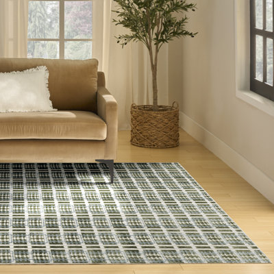 Tapis bleu James Green