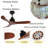 36-Inch Ceiling Fan Without Light