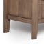 Banc de rangement contemporain en bois massif l 48 po Adams avec couvercle relevable et rangement spacieux-926341842