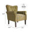 Fauteuil rembourré capitonné de 30,3 po de largeur-1685373486