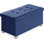 Banc de rangement avec repose-pieds pliant