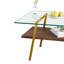 Table de bout en verre Hemington