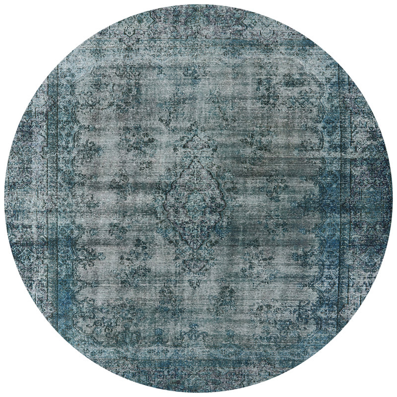 Howerton Oriental Indoor Rug, Round 6'
