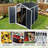 Durable Modern Plastic Shed With Storage For Backyard Use