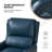 Neliyah 28.75" Wide Genuine Leather Recliner-105914575