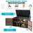 FORCLOVER 45 " W 88 Gallons Wicker and Steel Deck Box-70256249