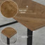 Julianna Oak Solid Wood Base Dining Table-980118339-980118336