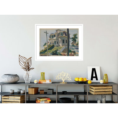 «Haskell's House» par Edward Hopper, impression giclée encadrée