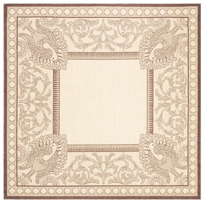 Tapis intérieur / extérieur brun / naturel Arneshia Southwestern