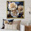 «White Blue Minimalisme Carnations I» sur toile-395157537-395157566
