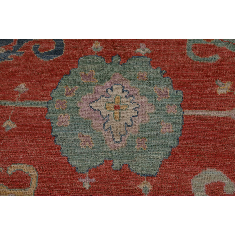 Tapis all-over orange Oushak 9