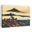 Dawn At Isawa In The Kai Province Classic Abstract Contemporary Architecture Landscape Wall Art Print by Katsushika Hokusai - Wrapped Canvas Print-906546657