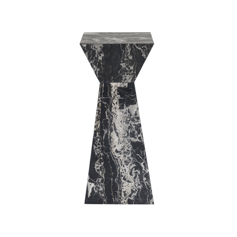 Black Square Marble Contemporary Spot Table