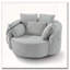 Fauteuil demi-tonneau pivotant à 360 °-12808522