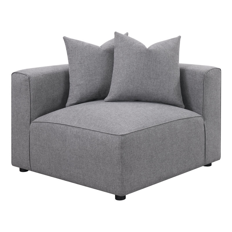 Chaise rembourrée Colleen, Gris