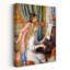 Filles au piano, impression d'art contemporain classique coloré-133315204