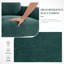 Chaise d'appoint rembourrée en tissu chenille-1932206749