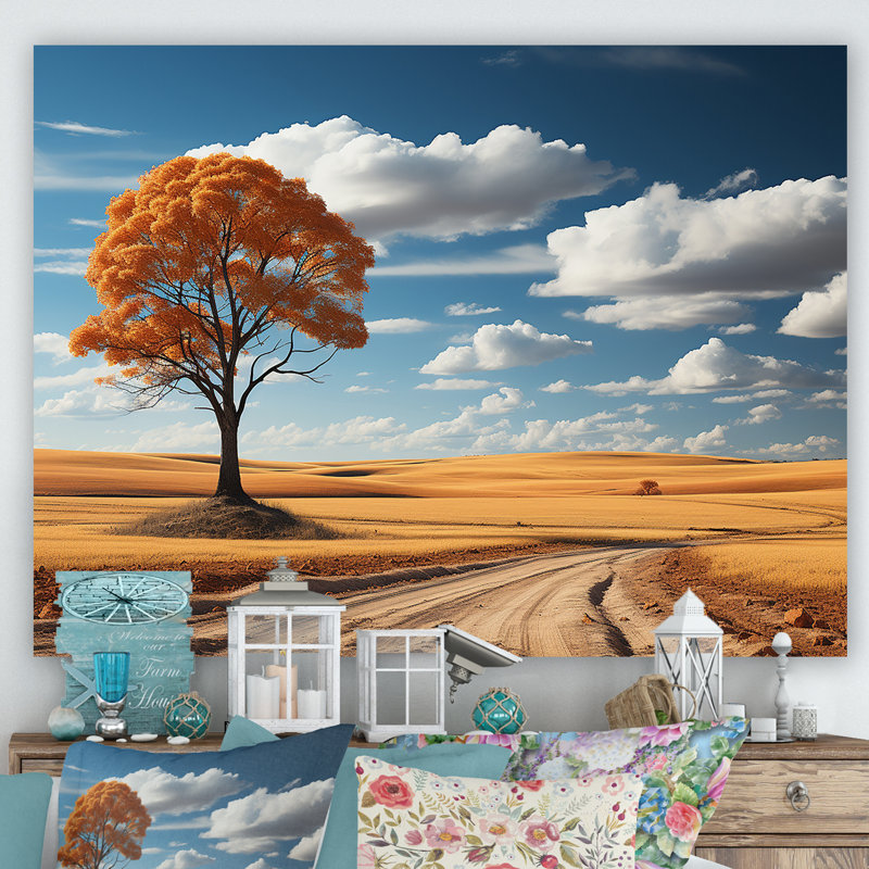 Hrmonous Prairie Symphony, H 12 po x l 20 po x P 1 po, Toile tendue