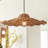 1 - Light Dome Rattan Kitchen Island Pendant Light