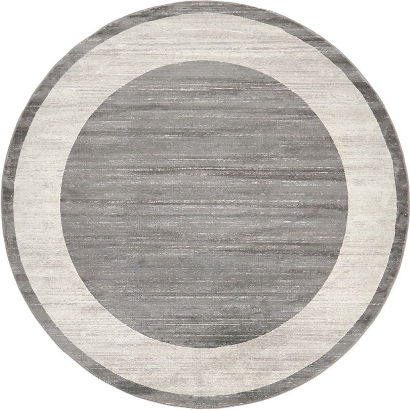Abstract Indoor Rug, Round 8'