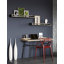 Alvoid Metal Base Writing Desk