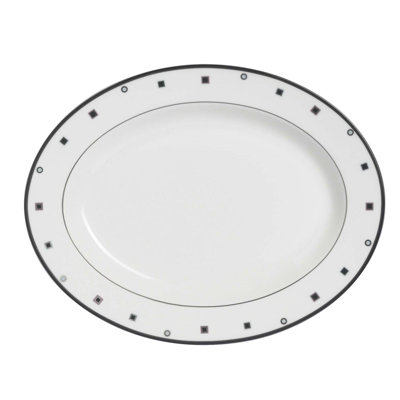 Shadow 28cm Bone China Dinner Plate