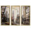 Ensemble de 3 toiles flottantes encadrées New York City Streets Buildings par Matthew Daniels