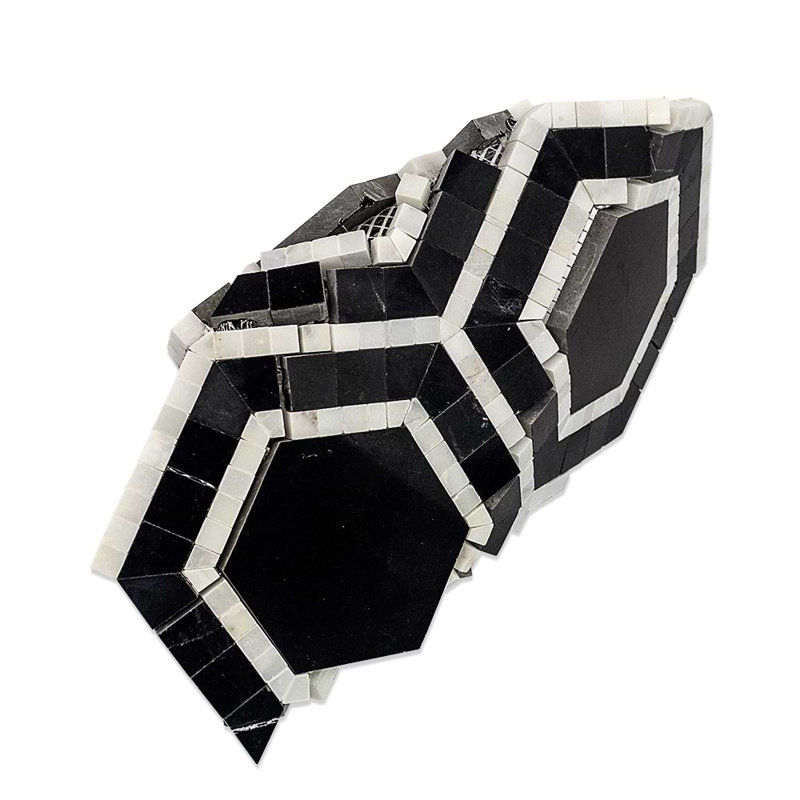 Nova Hole Marble Tiles, Black Hole