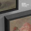 Reproduction d'art sur toile encadrée - œuvre d'art botanique florale rétro pour le décor du salon-117126146-117126145