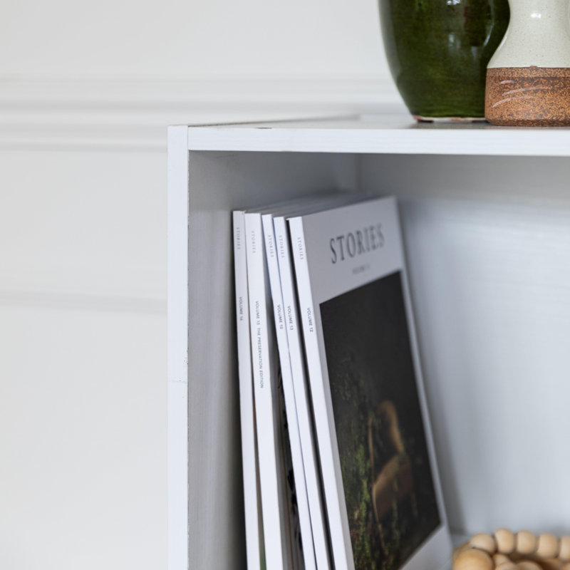 Northville Cube Bookcase, (3 Shelves) 35.82"H x 24"W x 11.811"D.