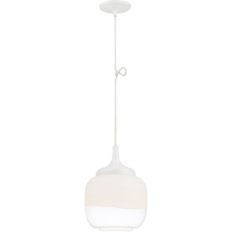 Macfarlane 1 - Light LED Single Pendant, White