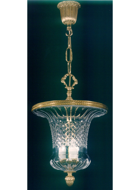 Diez 3 - Light Gold Urn Pendant