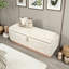 Banc ottoman moderne en velours avec rangement dissimulé et charnières de sécurité pour salon, chambre-1564484164
