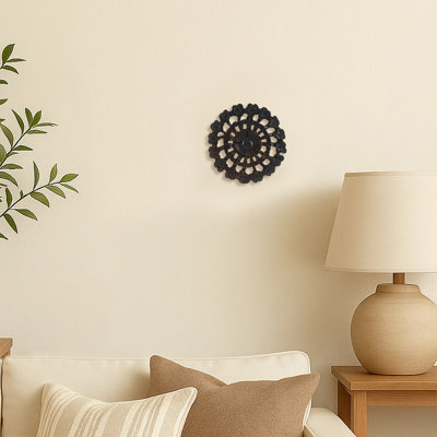 Traditional Plants & Flowers Wall Decor on Solid Wood