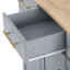 Îlot de cuisine de 59,3 po de largeur avec plateau de table extensible-1028673838