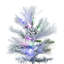 9' H Lighted Artificial Pine Christmas Tree